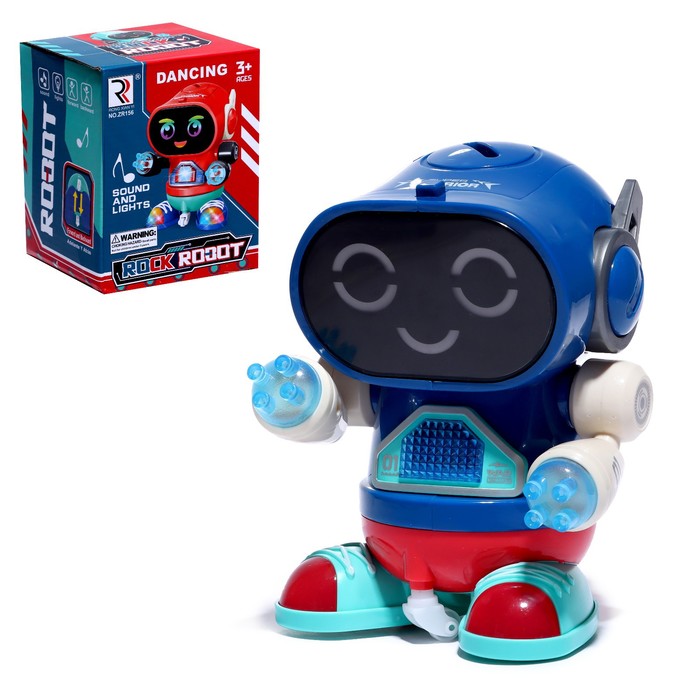 Робот «Рокер», световые и звуковые эффекты, работает от батареек, цвета МИКС
Робот «Рокер», световые и звуковые эффекты, работает от батареек, цвета МИКС