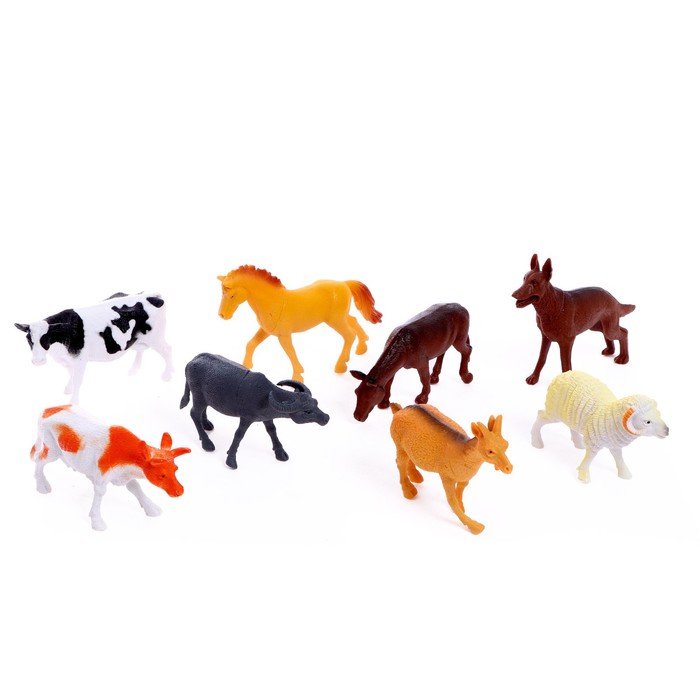 Набор животных «Домашние», 8 фигурок
Набор животных «Домашние», 8 фигурок