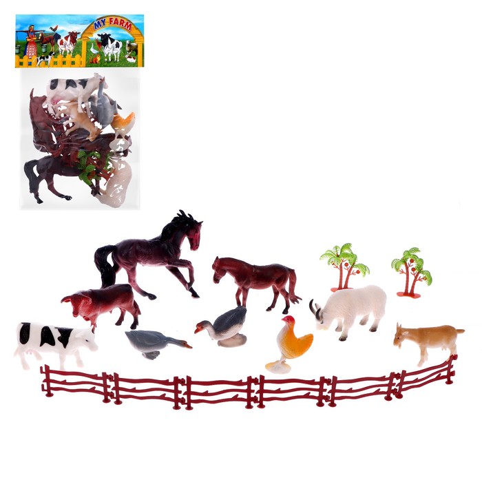 Набор животных «Домашние», 9 фигурок, с аксессуарами
Набор животных «Домашние», 9 фигурок, с аксессуарами