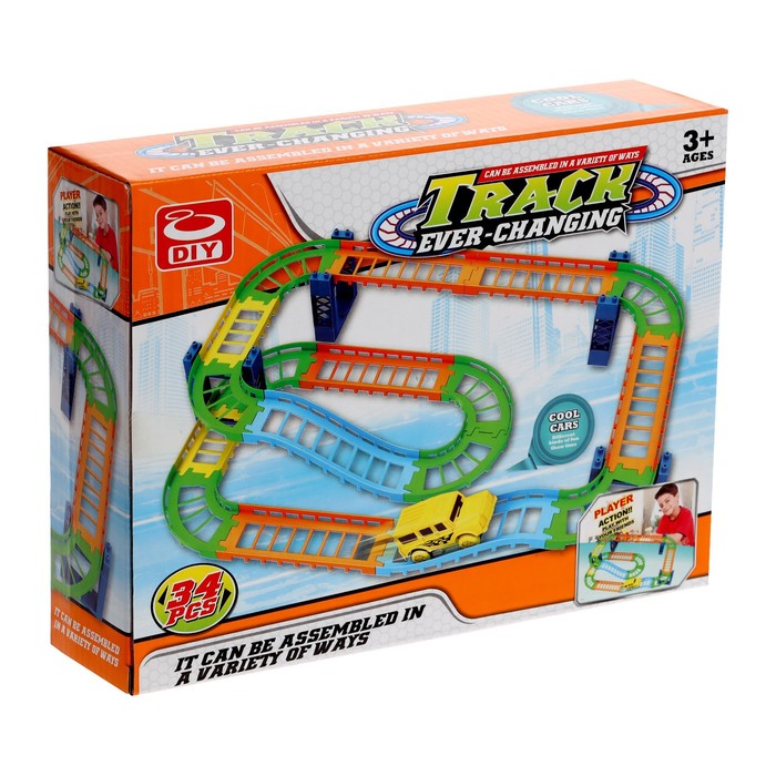 Автотрек «Крутой вираж», работает от батареек
Автотрек «Крутой вираж», работает от батареек