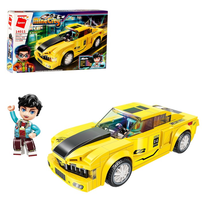 Конструктор Гонки «Спорткар», 1 минифигура и 189 деталей
Конструктор Гонки «Спорткар», 1 минифигура и 189 деталей