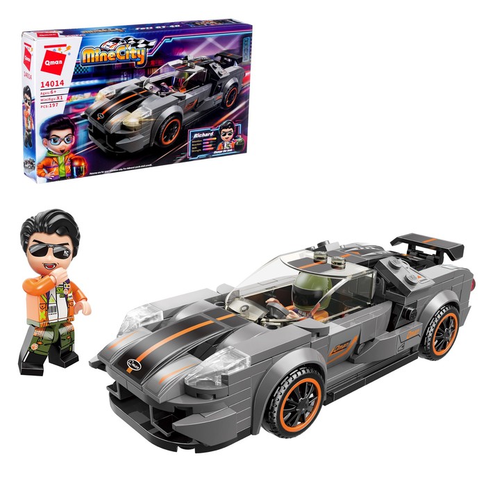 Конструктор Гонки «Спорткар», 1 минифигура и 197 деталей
Конструктор Гонки «Спорткар», 1 минифигура и 197 деталей