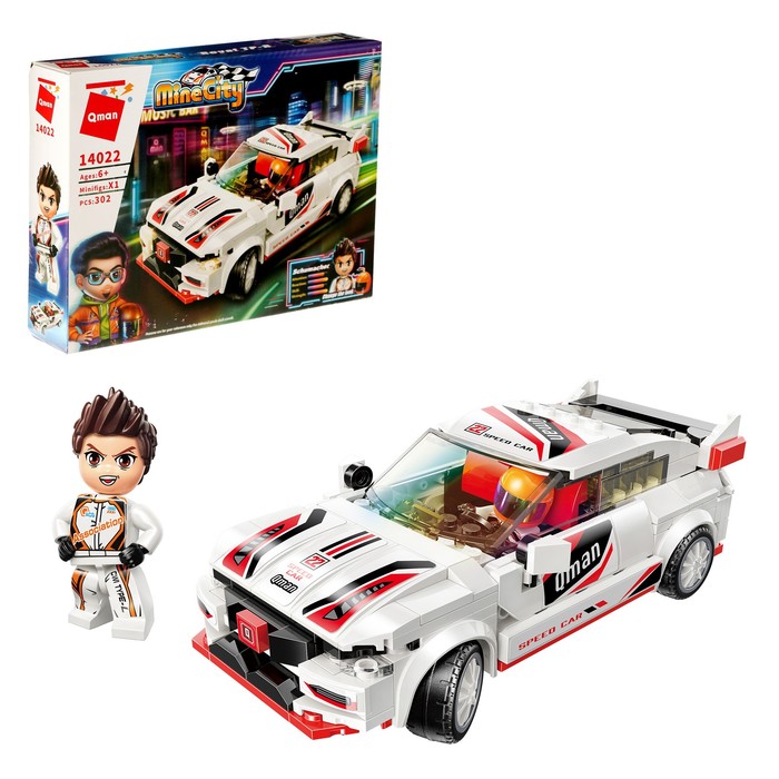Конструктор Гонки «Спорткар», 1 минифигура и 302 детали
Конструктор Гонки «Спорткар», 1 минифигура и 302 детали