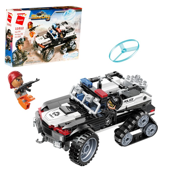 Конструктор Полиция «Штурмовой вездеход», 2 минифигуры и 237 деталей
Конструктор Полиция «Штурмовой вездеход», 2 минифигуры и 237 деталей