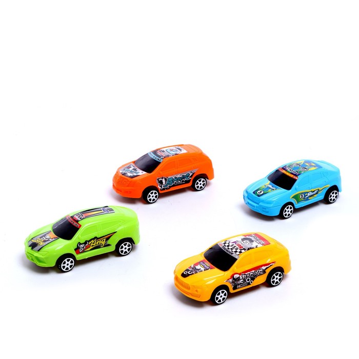 Набор инерционных машин «Скорость», 4 штуки
Набор инерционных машин «Скорость», 4 штуки