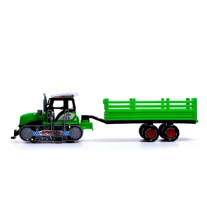 Трактор инерционный «Фермер» с прицепом, МИКС
Трактор инерционный «Фермер» с прицепом, МИКС