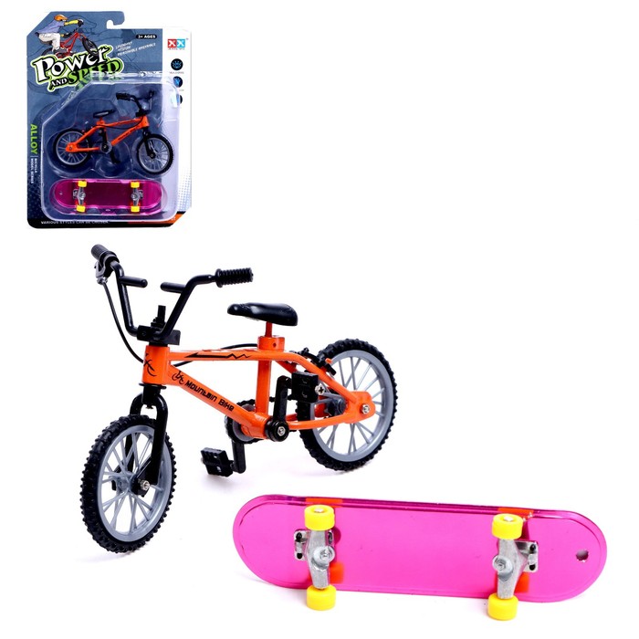 Набор металлический «Экстремал», фингербайк, фингерскейт, МИКС
Набор металлический «Экстремал», фингербайк, фингерскейт, МИКС