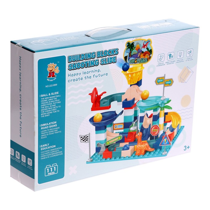 Конструктор «Лабиринт для шариков», 111 деталей
Конструктор «Лабиринт для шариков», 111 деталей