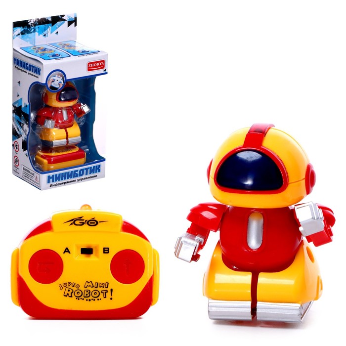 Робот радиоуправляемый «Миниботик», световые эффекты, цвета МИКС
Робот радиоуправляемый «Миниботик», световые эффекты, цвета МИКС