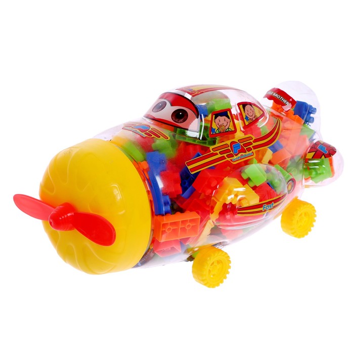 Конструктор блочный в футляре «Самолёт»
Конструктор блочный в футляре «Самолёт»