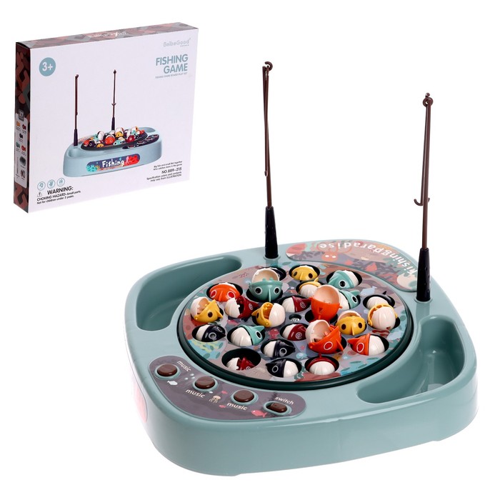 Рыбалка «Большая рыбалка» 25 рыбок, 2 удочки, звук
Рыбалка «Большая рыбалка» 25 рыбок, 2 удочки, звук