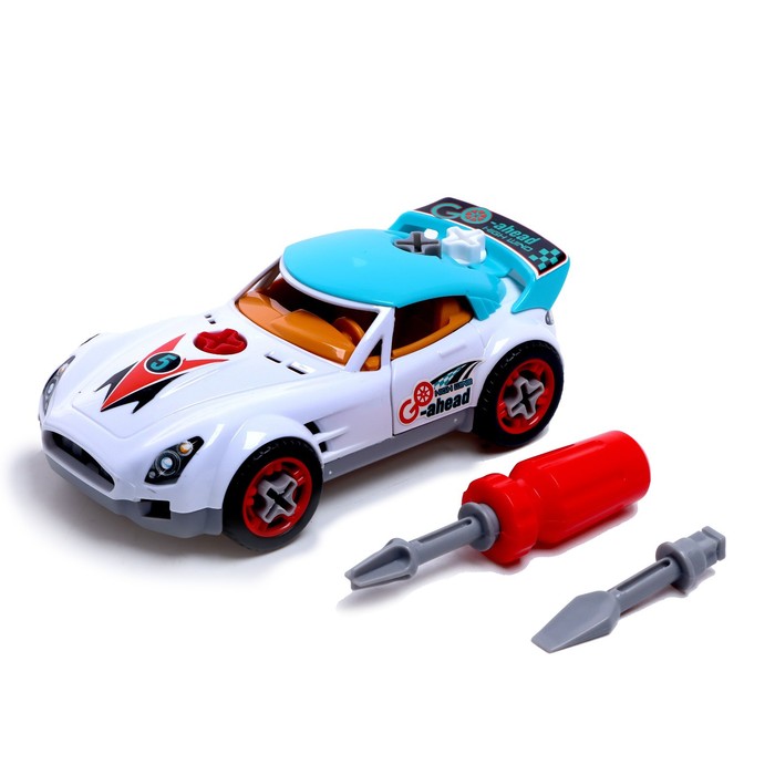 Конструктор винтовой «Спорткар», с отвёрткой и насадками
Конструктор винтовой «Спорткар», с отвёрткой и насадками