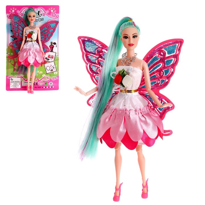 Кукла сказочная шарнирная «Фея цветов» в платье
Кукла сказочная шарнирная «Фея цветов» в платье