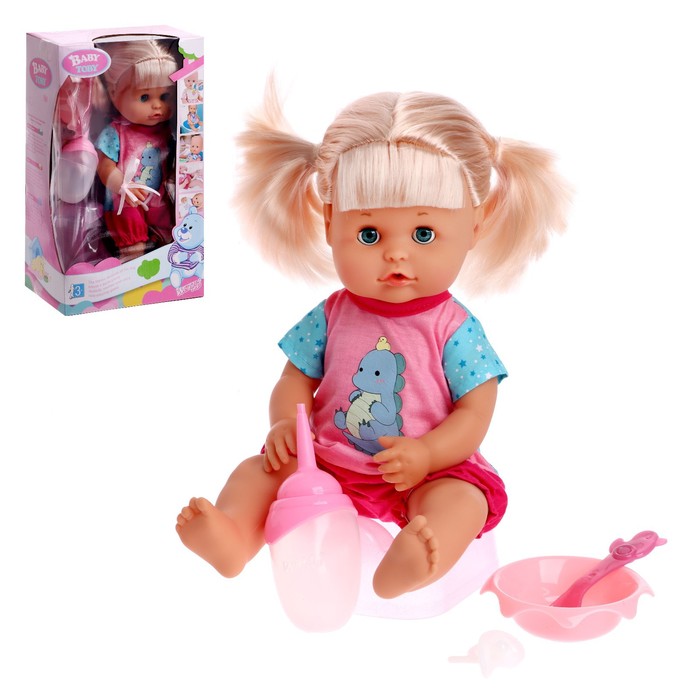 Пупс функциональный «Милая малышка» пьет, писает, с аксессуарами
Пупс функциональный «Милая малышка» пьет, писает, с аксессуарами