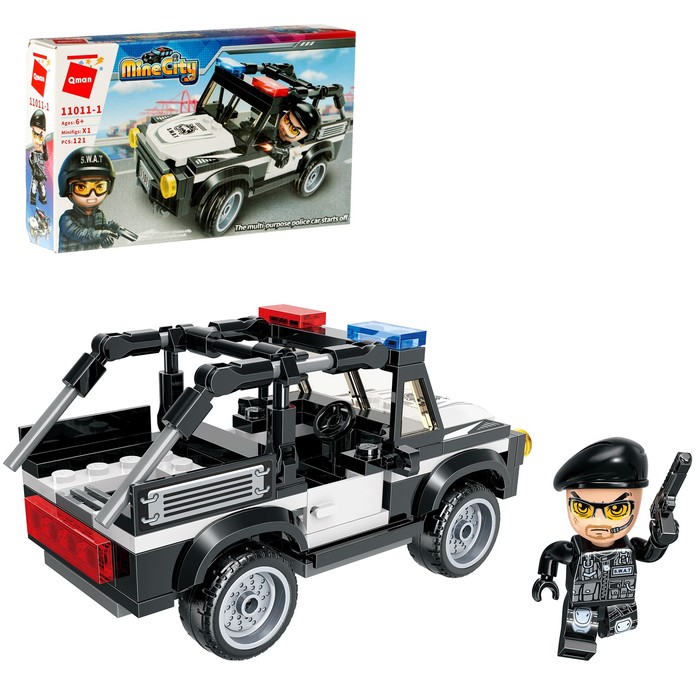Конструктор Полиция «Джип спецназа», 1 минифигура и 121 деталь
Конструктор Полиция «Джип спецназа», 1 минифигура и 121 деталь