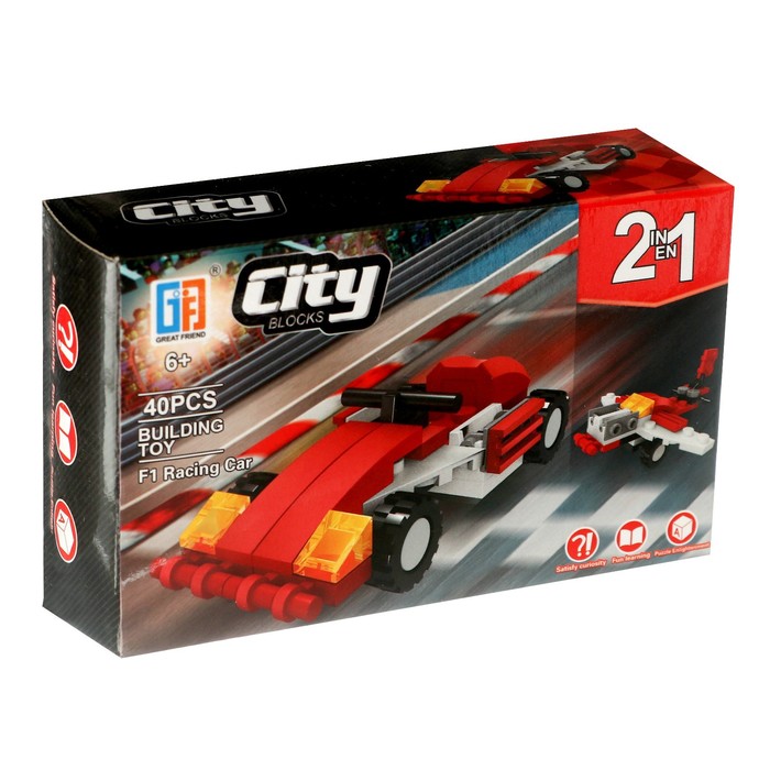Конструктор «Транспорт», гоночная машина, 40 деталей
Конструктор «Транспорт», гоночная машина, 40 деталей