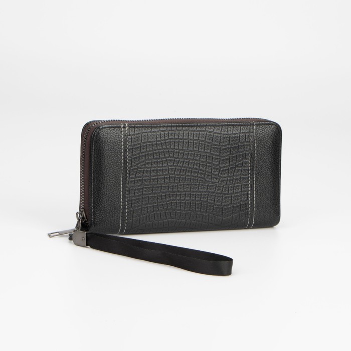 Портмоне муж 19,5*2,5*10 см, 4 отд, д/карт, д/монет, на молнии, черный
Портмоне муж 19,5*2,5*10 см, 4 отд, д/карт, д/монет, на молнии, черный