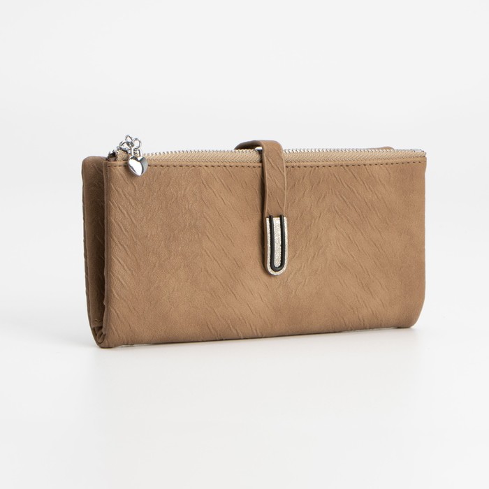 Кошелёк на кнопке, цвет коричневый
Кошелёк на кнопке, цвет коричневый