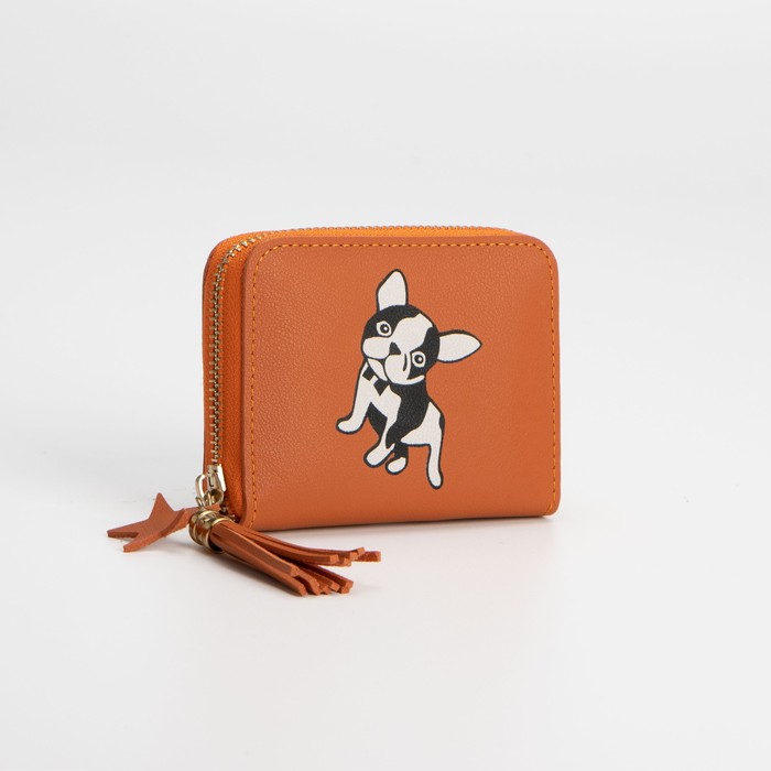 Кошелёк на молнии, цвет оранжевый
Кошелёк на молнии, цвет оранжевый