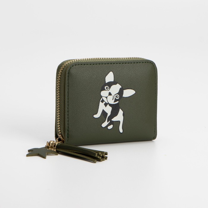 Кошелёк, 2 отдел на молнии, цвет хаки
Кошелёк, 2 отдел на молнии, цвет хаки