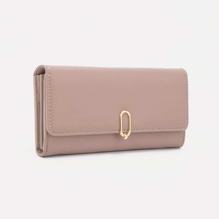 Кошелёк, 5 отделов, на кнопке, цвет бежевый
Кошелёк, 5 отделов, на кнопке, цвет бежевый