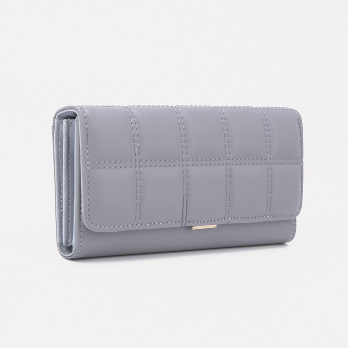 Кошелёк на кнопке, цвет серый
Кошелёк на кнопке, цвет серый