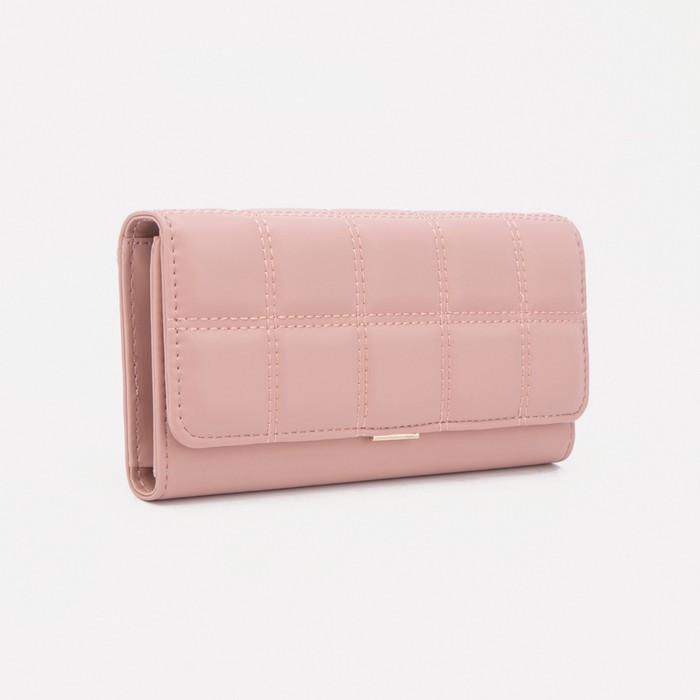 Кошелёк на кнопке, цвет пудровый
Кошелёк на кнопке, цвет пудровый