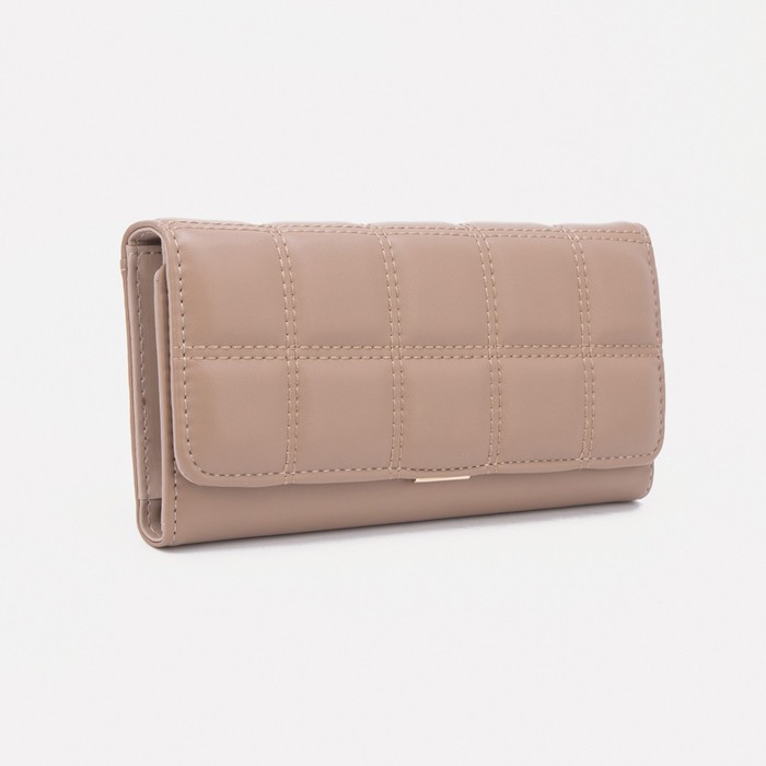 Кошелёк на кнопке, цвет бежевый
Кошелёк на кнопке, цвет бежевый