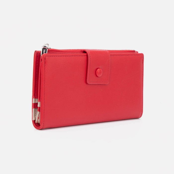 Кошелёк на кнопке, цвет красный
Кошелёк на кнопке, цвет красный