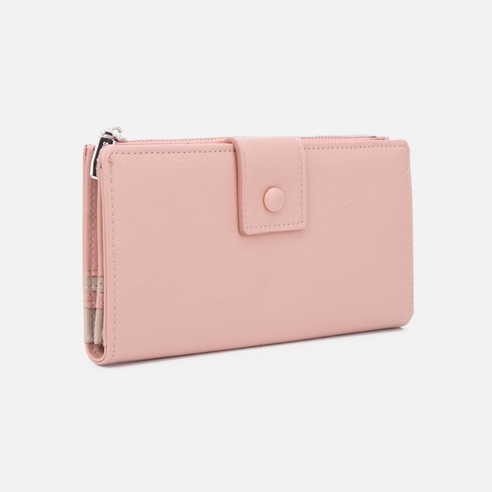 Кошелёк на кнопке, цвет розовый
Кошелёк на кнопке, цвет розовый