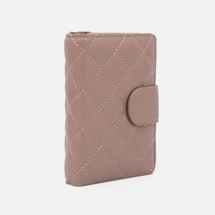 Кошелёк на кнопке, цвет пудра
Кошелёк на кнопке, цвет пудра