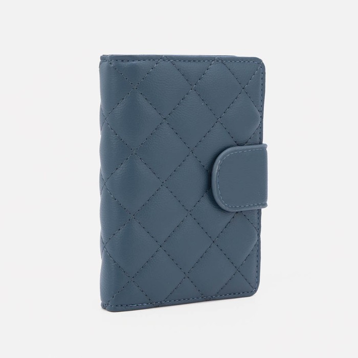 Кошелёк на кнопке, цвет синий
Кошелёк на кнопке, цвет синий