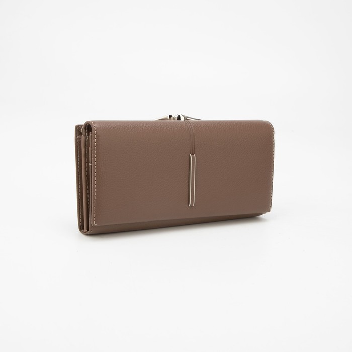 Кошелёк на магнитах, цвет коричневый
Кошелёк на магнитах, цвет коричневый