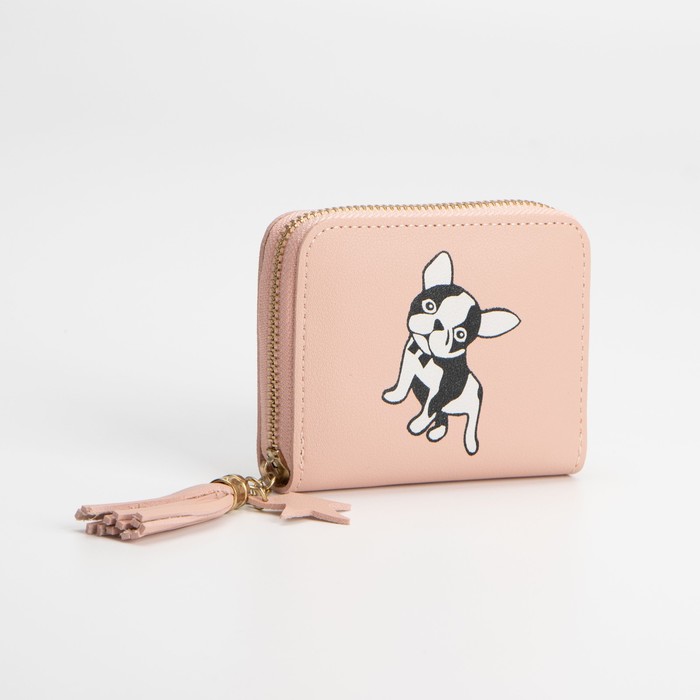 Кошелёк на молнии, цвет розовый
Кошелёк на молнии, цвет розовый
