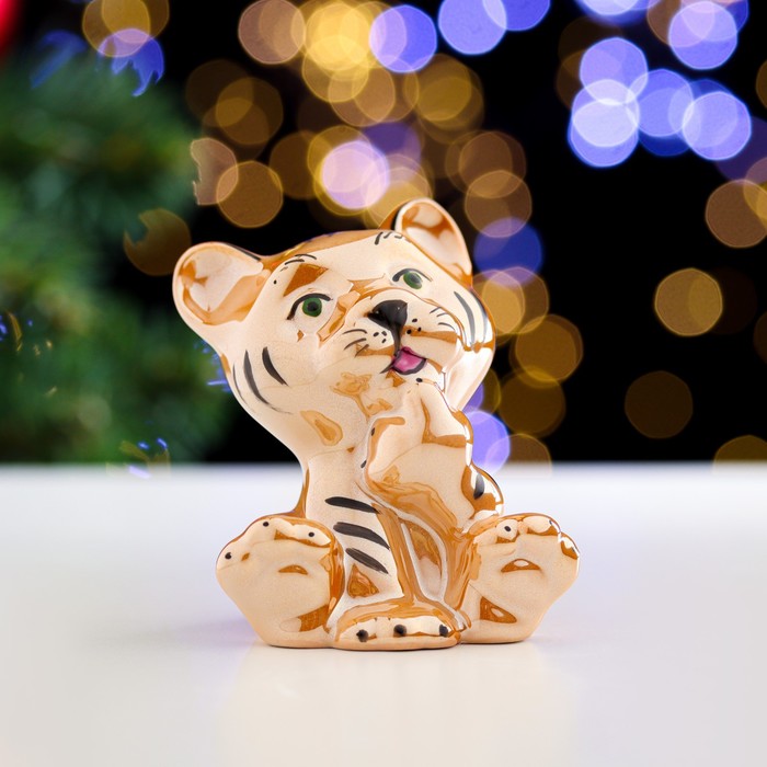 Сувенир "Рыжий тигренок", высота 6,5 см, фарфор 
Сувенир "Рыжий тигренок", высота 6,5 см, фарфор