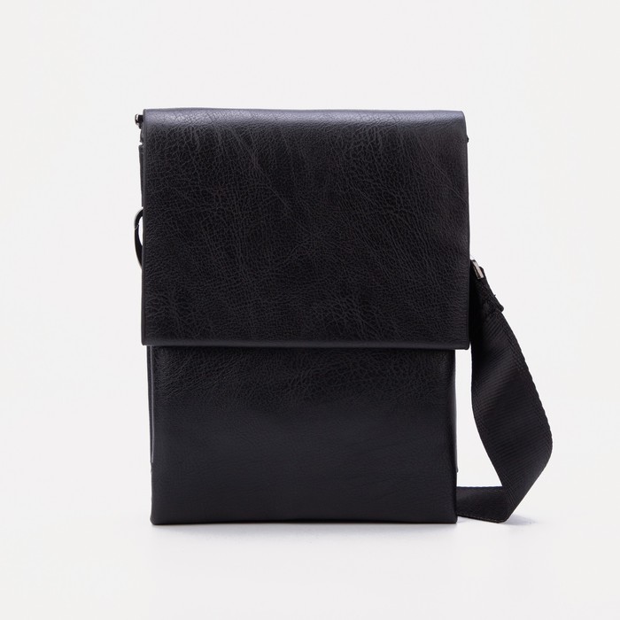 Сумка, 3 отдела на молнии, 2 наружных кармана, цвет чёрный
Сумка, 3 отдела на молнии, 2 наружных кармана, цвет чёрный