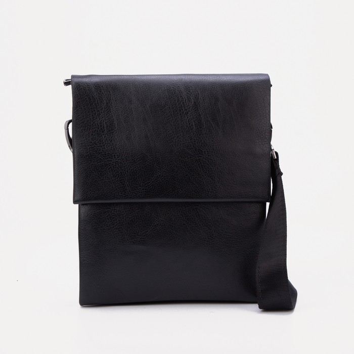 Сумка, 3 отдела на молнии, 2 наружных кармана, цвет чёрный
Сумка, 3 отдела на молнии, 2 наружных кармана, цвет чёрный