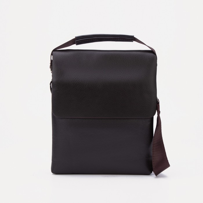 Сумка, 2 отдела на молнии, 2 наружных кармана, цвет коричневый 
Сумка, 2 отдела на молнии, 2 наружных кармана, цвет коричневый