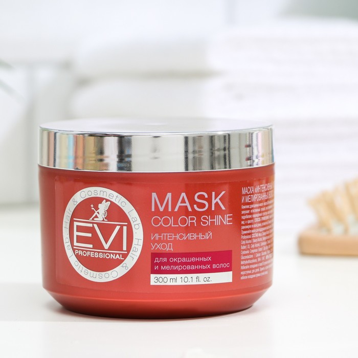 Маска «Интенсивный уход» для окрашенных и мелированных волос EVI professional, 300 мл
Маска «Интенсивный уход» для окрашенных и мелированных волос EVI professional, 300 мл