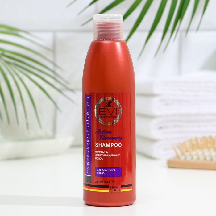 Шампунь «Активное восстановление» для поврежденных волос EVI professional, 250 мл
Шампунь «Активное восстановление» для поврежденных волос EVI professional, 250 мл