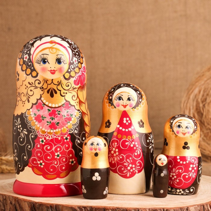 Матрёшка "Коса- краса" 5-ти кукольная,17 см, ручная работа
Матрёшка "Коса- краса" 5-ти кукольная,17 см, ручная работа