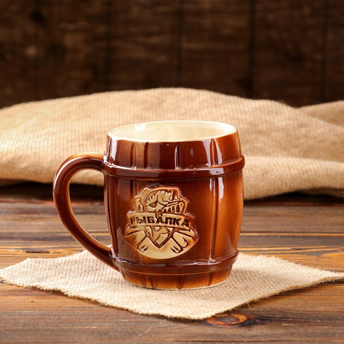 Бокал пивной "Деревенская Рыбалка", коричневый, 0.7 л, 1 сорт 
Бокал пивной "Деревенская Рыбалка", коричневый, 0.7 л, 1 сорт