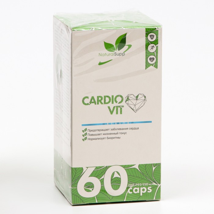 Cardiovit Изо +, 60 капсул
Cardiovit Изо +, 60 капсул