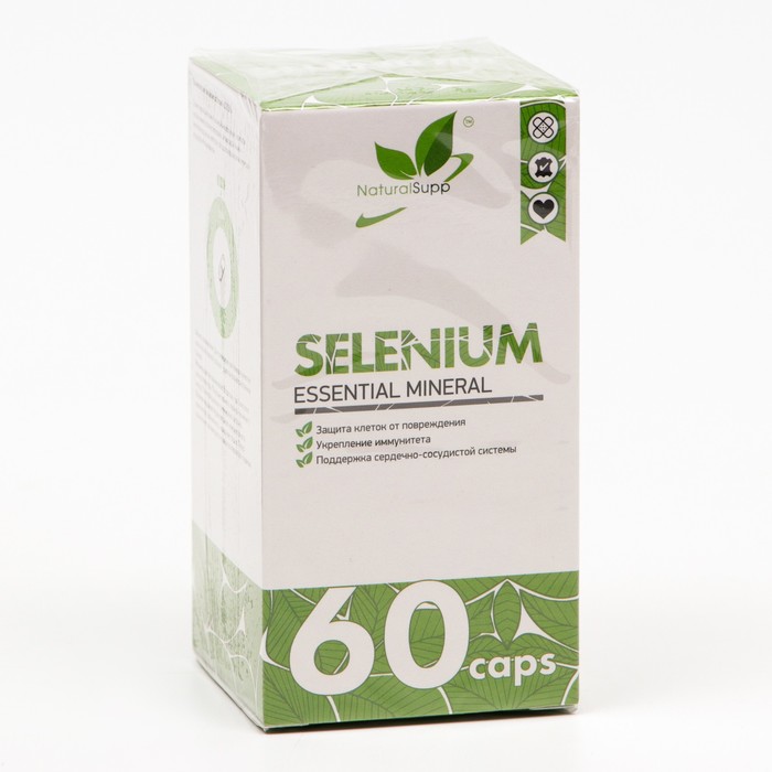 Селен, 60 капсул
Селен, 60 капсул