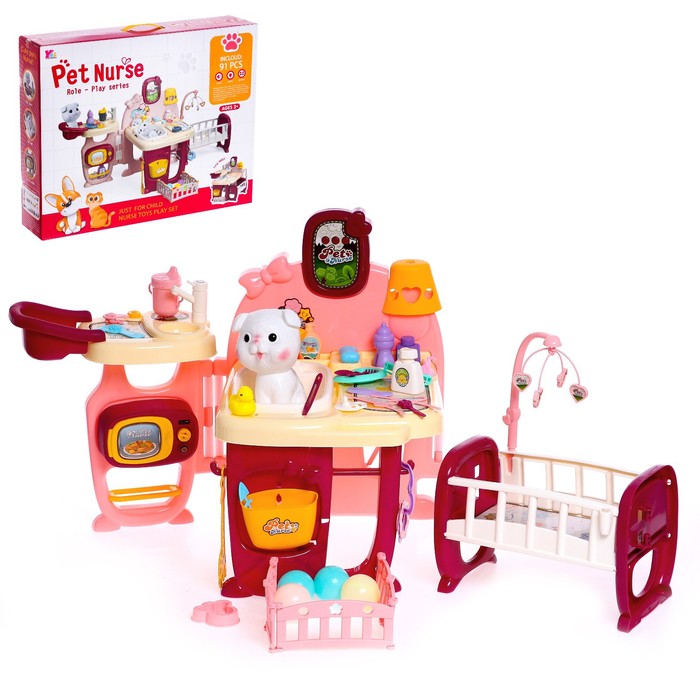 Игровой модуль «Ветеринар» 91 предмет МИКС 
Игровой модуль «Ветеринар» 91 предмет МИКС