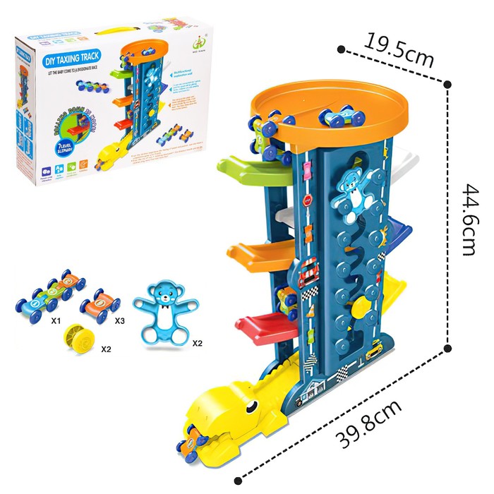 Автотрек «Гонки по склону», с 4 машинками с развивающими элементами
Автотрек «Гонки по склону», с 4 машинками с развивающими элементами