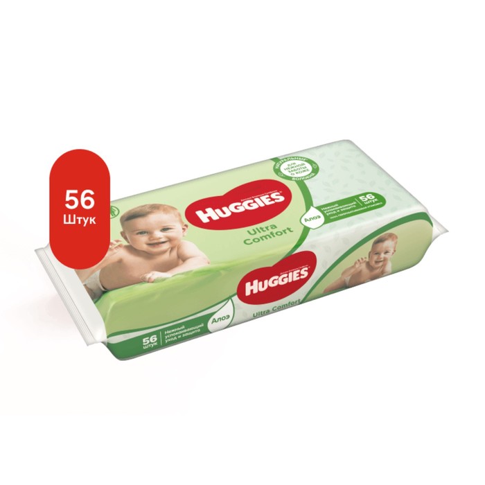 Cалфетки влажные Huggies Ultra Сomfort детские Алоэ 56 шт.
Cалфетки влажные Huggies Ultra Сomfort детские Алоэ 56 шт.