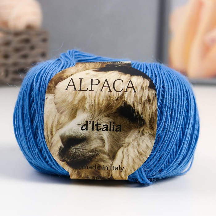 Пряжа "Alpaca D'Italia" 50% альпака, 50% нейлон 300м/50гр (04 ярко-голубой)
Пряжа "Alpaca D'Italia" 50% альпака, 50% нейлон 300м/50гр (04 ярко-голубой)