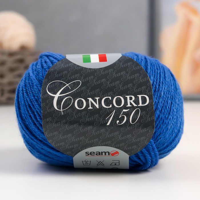 Пряжа "Concord 150" 50% шерсть,50%акрил 150м/50гр (24 василёк)
Пряжа "Concord 150" 50% шерсть,50%акрил 150м/50гр (24 василёк)