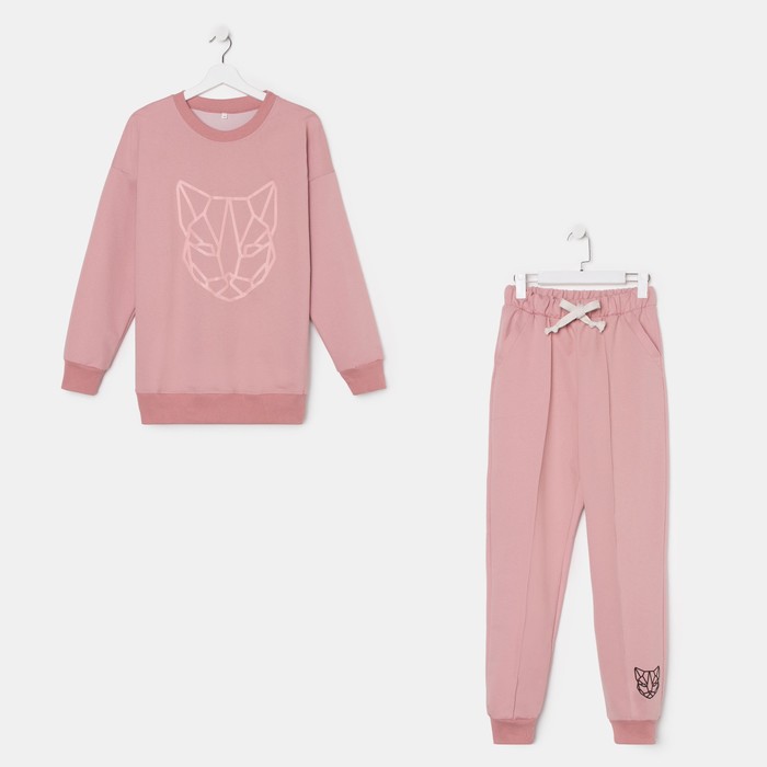 Костюм женский (свитшот, брюки), цвет пудра, размер 50
Костюм женский (свитшот, брюки), цвет пудра, размер 50